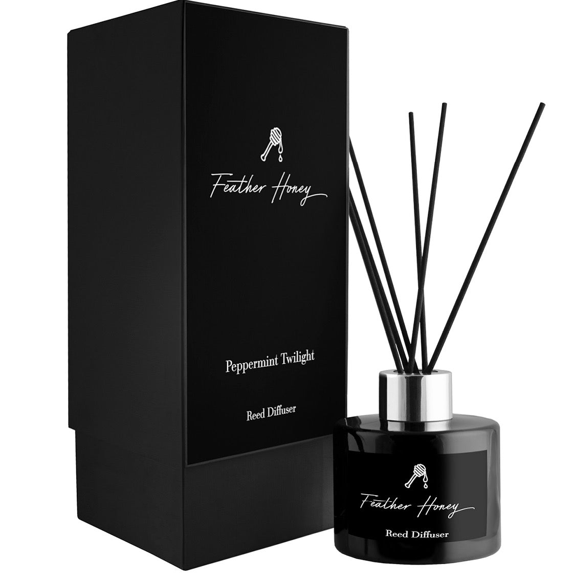 Peppermint Twilight Reed Diffuser – Feather Honey