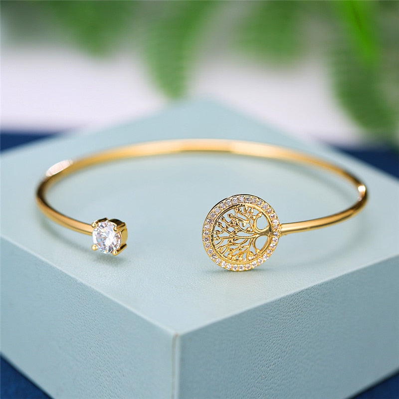 Tree Of Life Stone Charm Bracelet